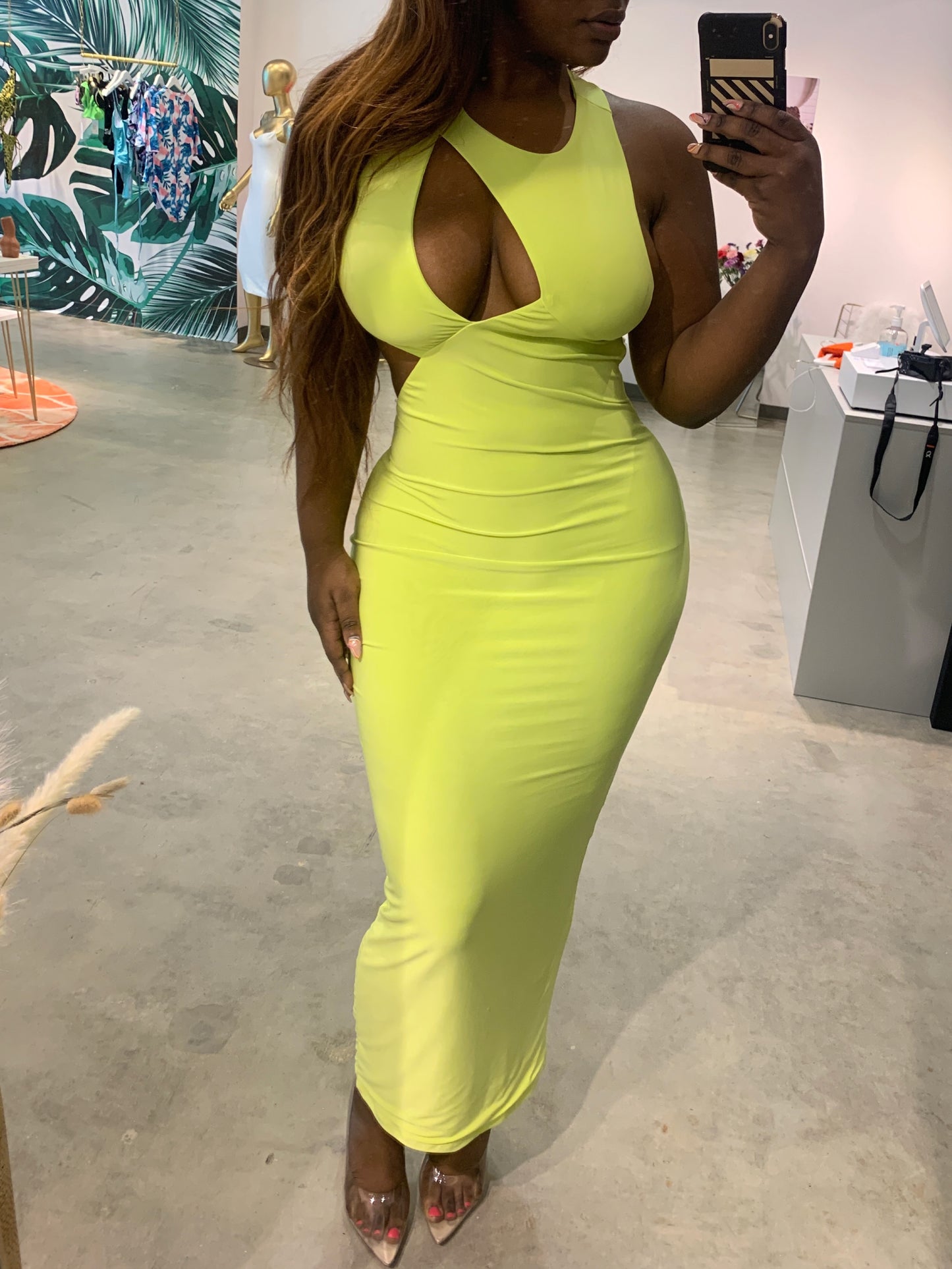 Bella Cutout Bodycon Maxi Dress - FINAL SALE