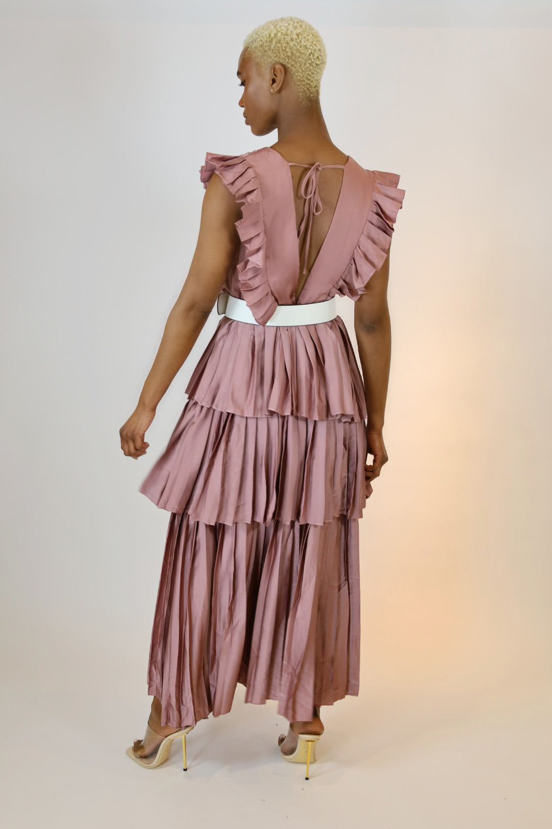 Amara Pleated Maxi Dress