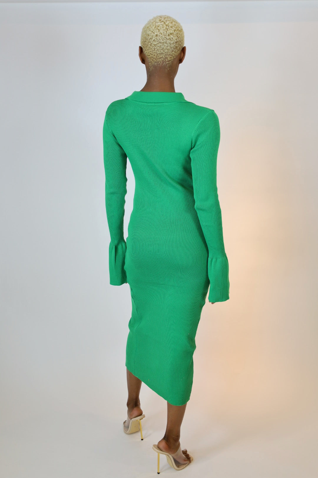 Esma Sweater Midi Dress - Kelly Green