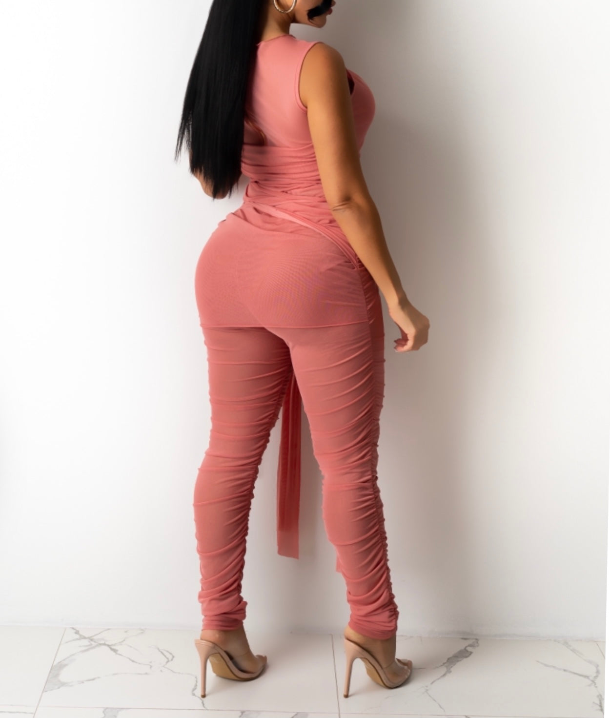 Mya Mesh Jumpsuit - FINAL SALE