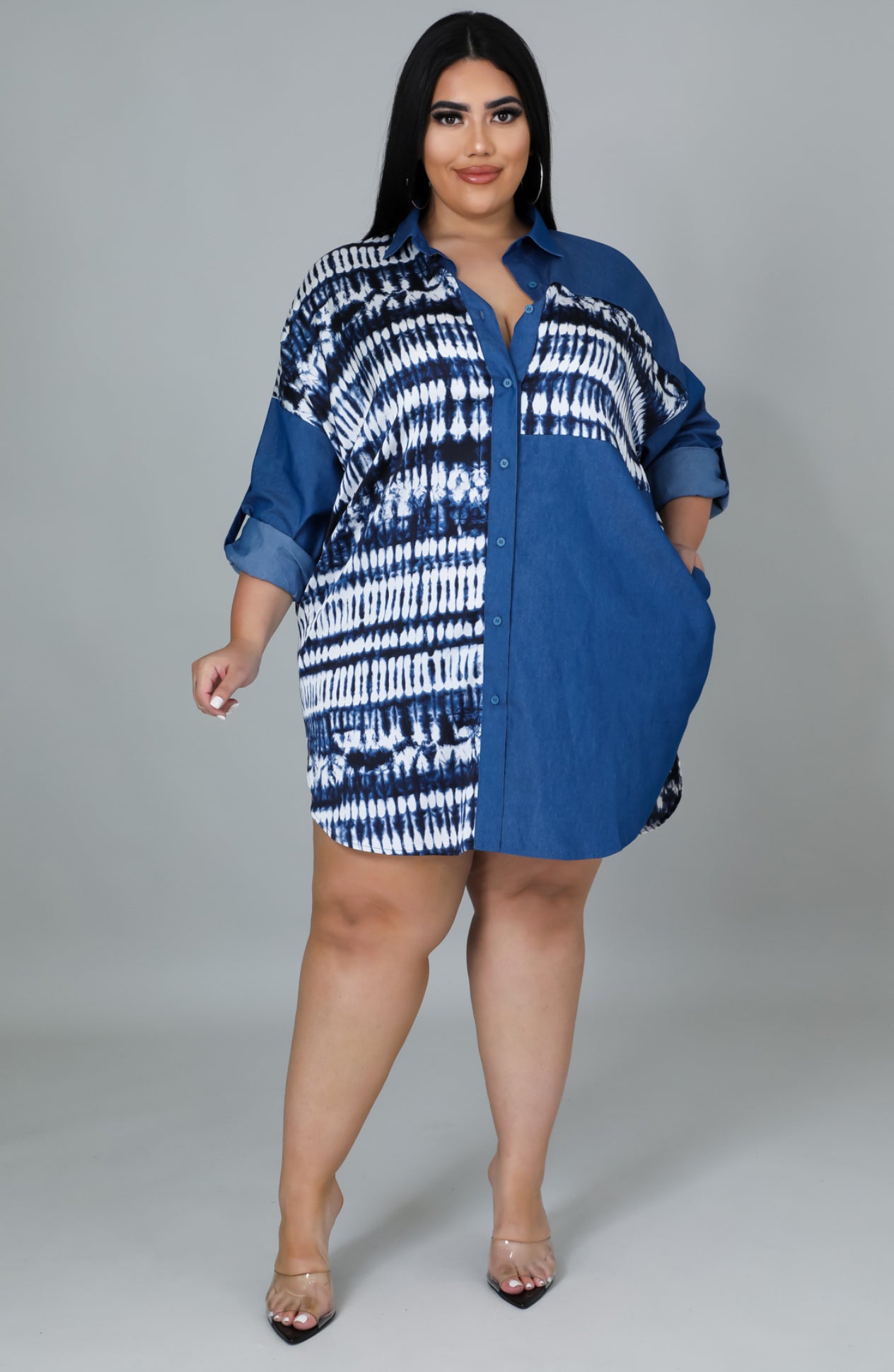 Mel Denim Shirt Dress