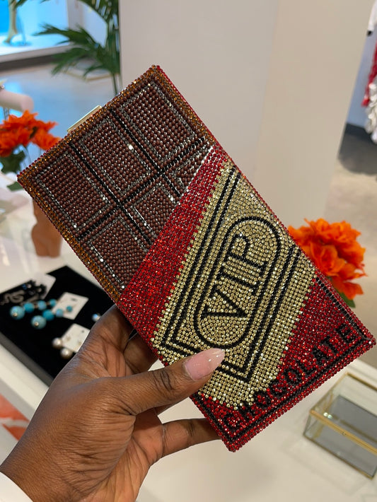 VIP chocolate clutch